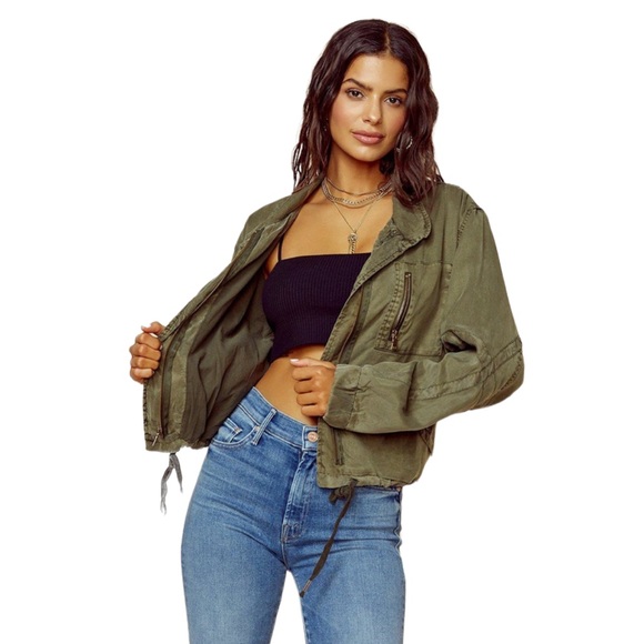 Young Fabulous & Broke Jackets & Blazers - Young Fabulous & Broke Army Green Clara Jacket